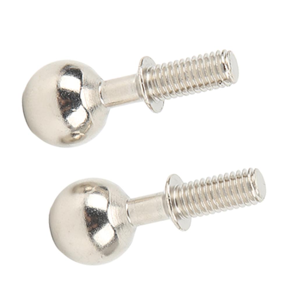 2Pcs RC Pivot Ball Steel Rust Wear Resistant RC Car Accessories for 17 18 RC Cars
