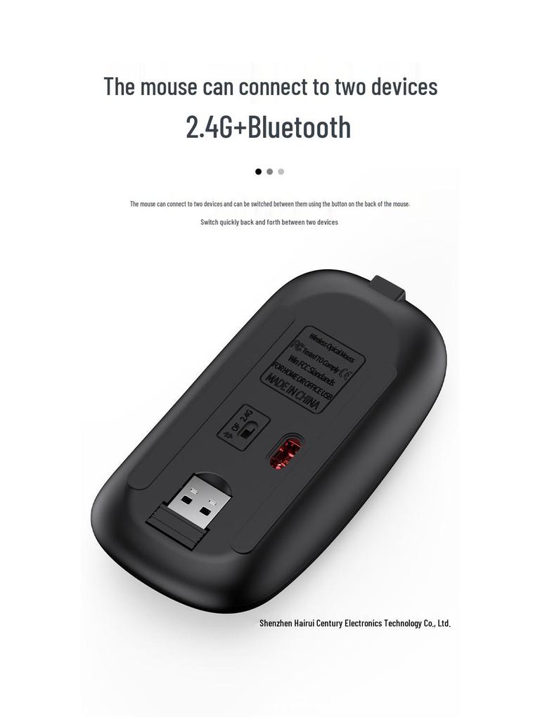 Dual-Modus Bluetooth Drahtloses Tastatur- und Maus-Set für Laptops und Desktops