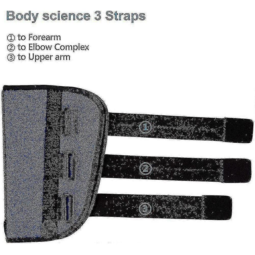 Elbow Brace Night Splint Support for Cubital Tunnel Syndrome, Ulnar Nerve Pain Relief, Adjustable Strap, Left & Right Hand, Comfortable for Sleeping