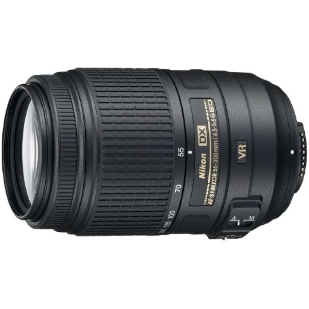Nikon telephoto zoom lens AF-S DX NIKKOR 55-300mm f/4.5-5.6g ED VR for Nikon DX format