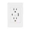 Socket USB Type C Wall Outlet Multi Functional High Safety Receptacle for Home