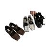 French Evening Wind Silver Single Shoes Female Flat 2025 Autumn New Temperament Fairy Commuter Square Head Shallow Mouth Mary Jane