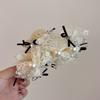 Lace Bow Hair Clip Large Size Lace Claw Clip Creative Hairpins  Women Girl