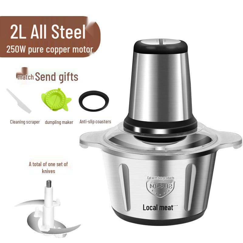 Electric Multifunction Meat Grinder and Food Processor Blender for Chili and Dumpling Stuffing Mincer