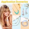 2200pcs Crimp Beads Set Crimp Tubes with Crimping Pliers Spacer Beads End Cap Jewelry Making Accessories Durable