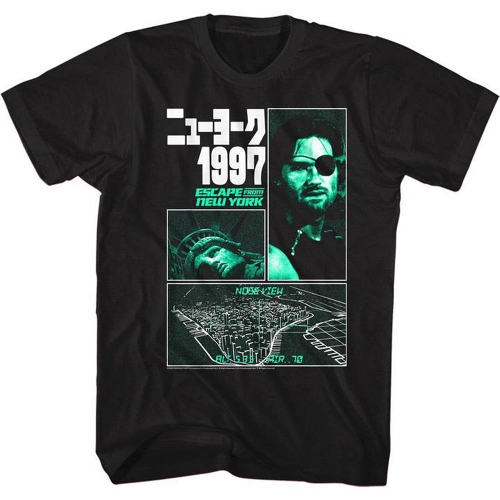 Escape From New York New York 1997 Black Adult T-Shirt Unisex T-Shirt S