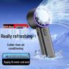 Portable Handheld Leafless Mini Fan with High-Speed Cooling Ice Pack