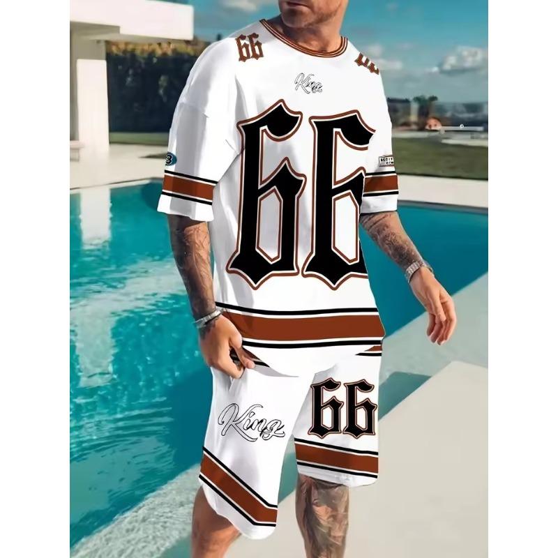 

Мужской новый модный 3D персонализированный граффити комплект с шортами с коротким рукавом для улицы, повседневный, дышащий, комплект из двух частей 6XL