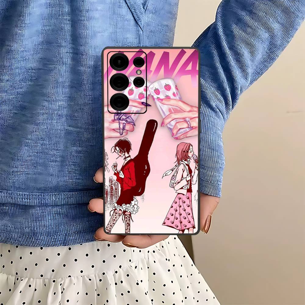 Anime Cool Nana Osaki Phone Case For Samsung S 24 fe 25 Ultra plus 20 lite 21 30 22 23 24 22 Ultra 5G Fundas