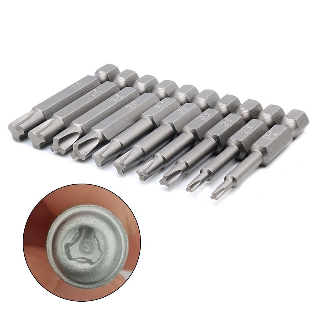 1 4Inch Screwdriver Bits 50mm Grey Hex Shank Steel