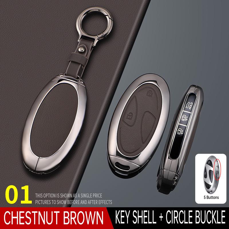 Compatible Key Case for Hyundai Tucson, Sonata, Encino, Santa Fe, Elantra - 11th Gen Models (Unisex).