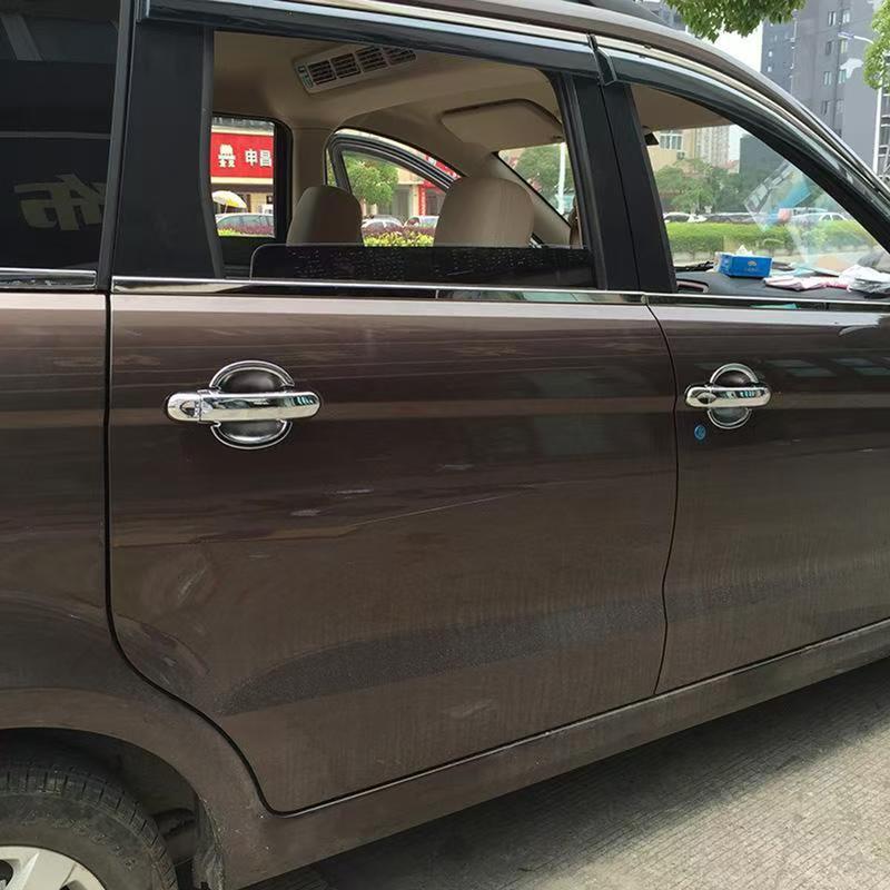 Chrome Car Accessories Plated Door Handle Bowl Cover Trim Paste Style For DFSK 330 2016 -