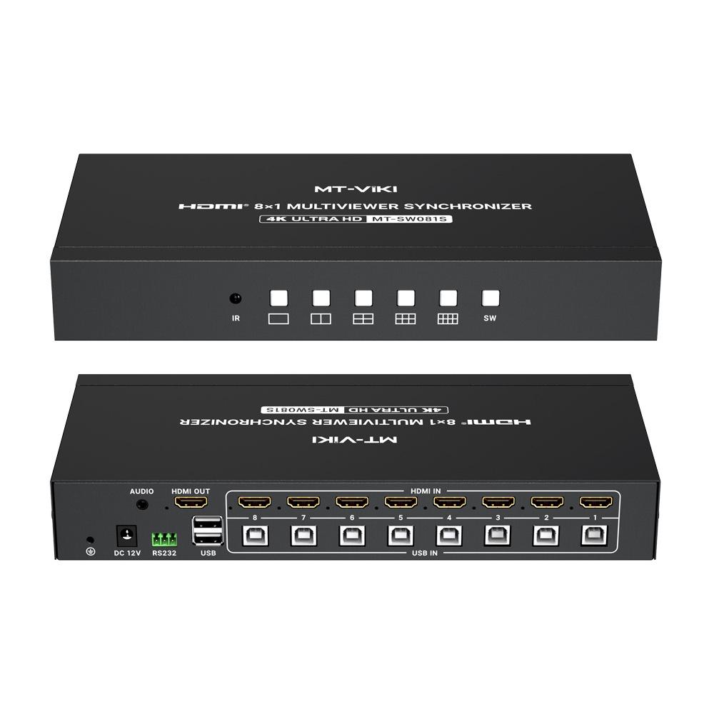 Maitowell 8-Port Seamless Synchronous KVM Switch MT-SW081S