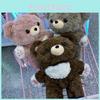 Teddy Cute Plush Bear Shaped Backpack Suitable For Girls Daily Outfits Use