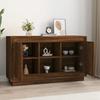 VidaXL Buffet chêne marron 102x35x60 cm bois d'ingénierie 831884