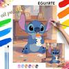 Stitch Digital Oil Painting Art Kit Handmade Diy Home Decorations