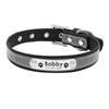 Leder Katzenhalsband Personalisiertes Katzenhalsband für Welpen Kleine Hunde Haustier Kätzchen Namensschild Halsband Kostenlose Gravur Verstellbar Haustierhalsbänder