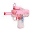 Press Type Water Blaster Toy with Transparent Body and Ergonomic Handle for Outdoor Activities and Group Play