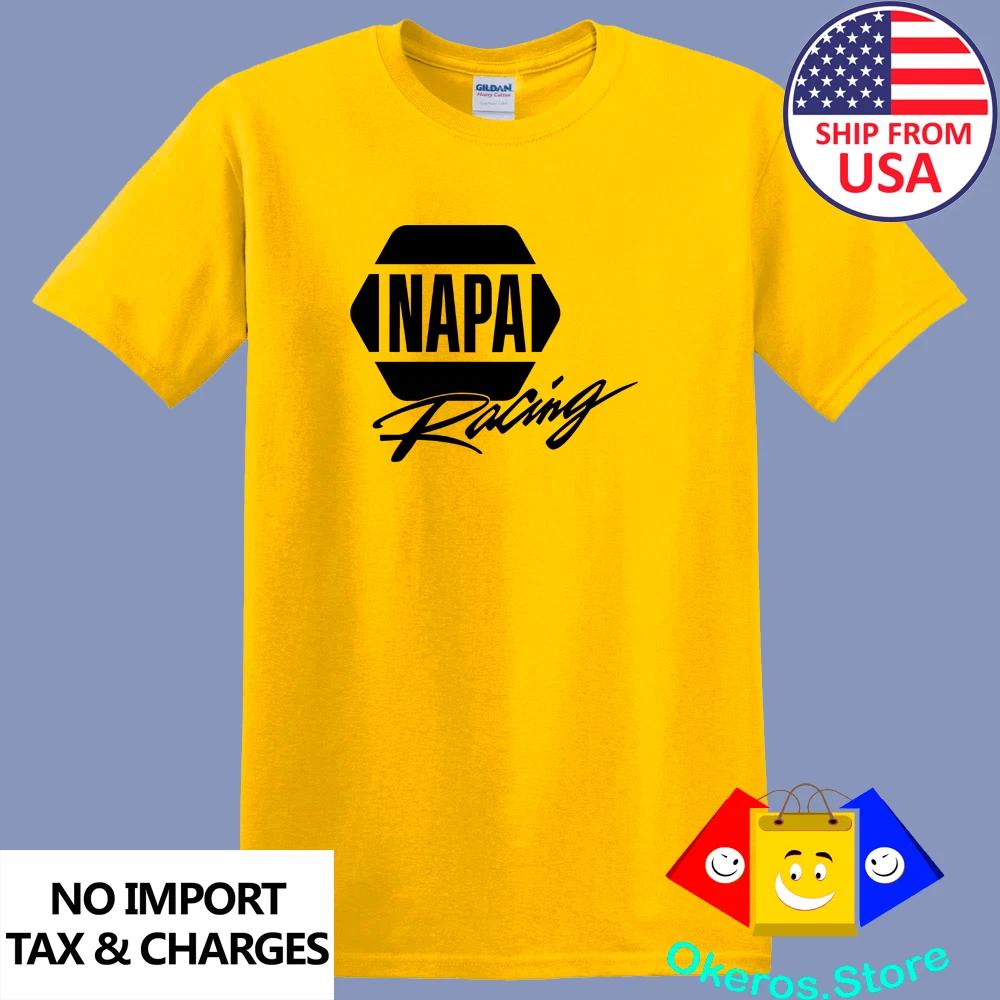 Napa Auto Parts Racing Men s Yellow Size S to 5XL S