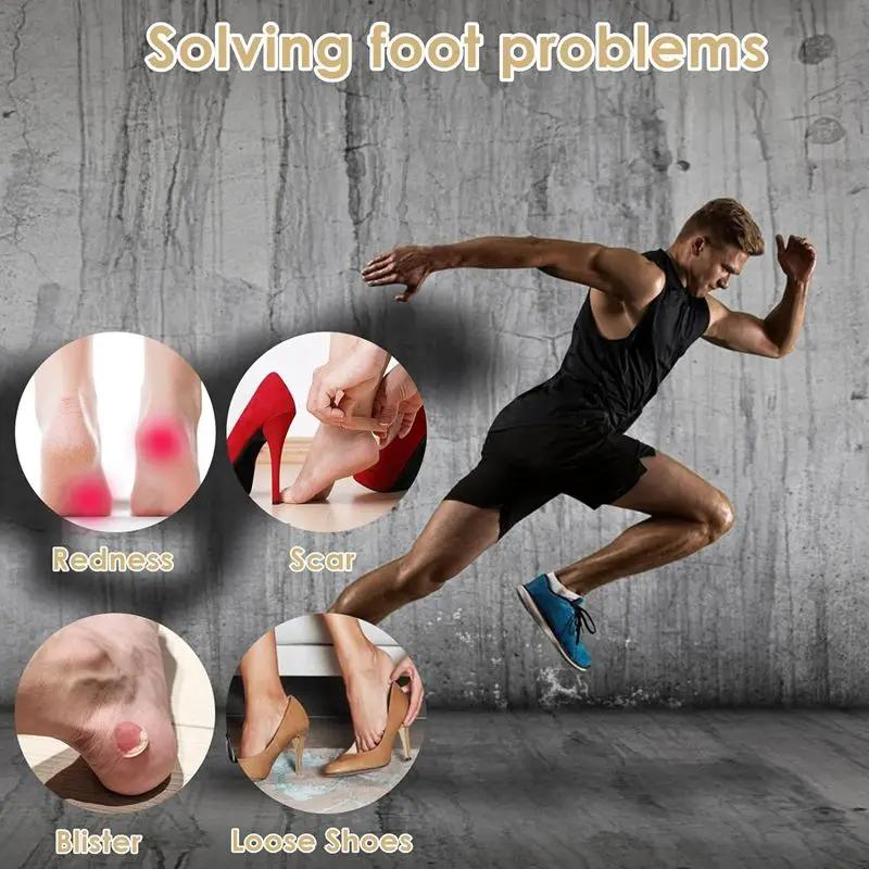 Nová houba 2 v 1 Houba podpatek Zadní strana vložek Chrániče paty Vycpávky do bot Příliš velké Měkká síťovina Úchyty na patě Boty Vložky do bot