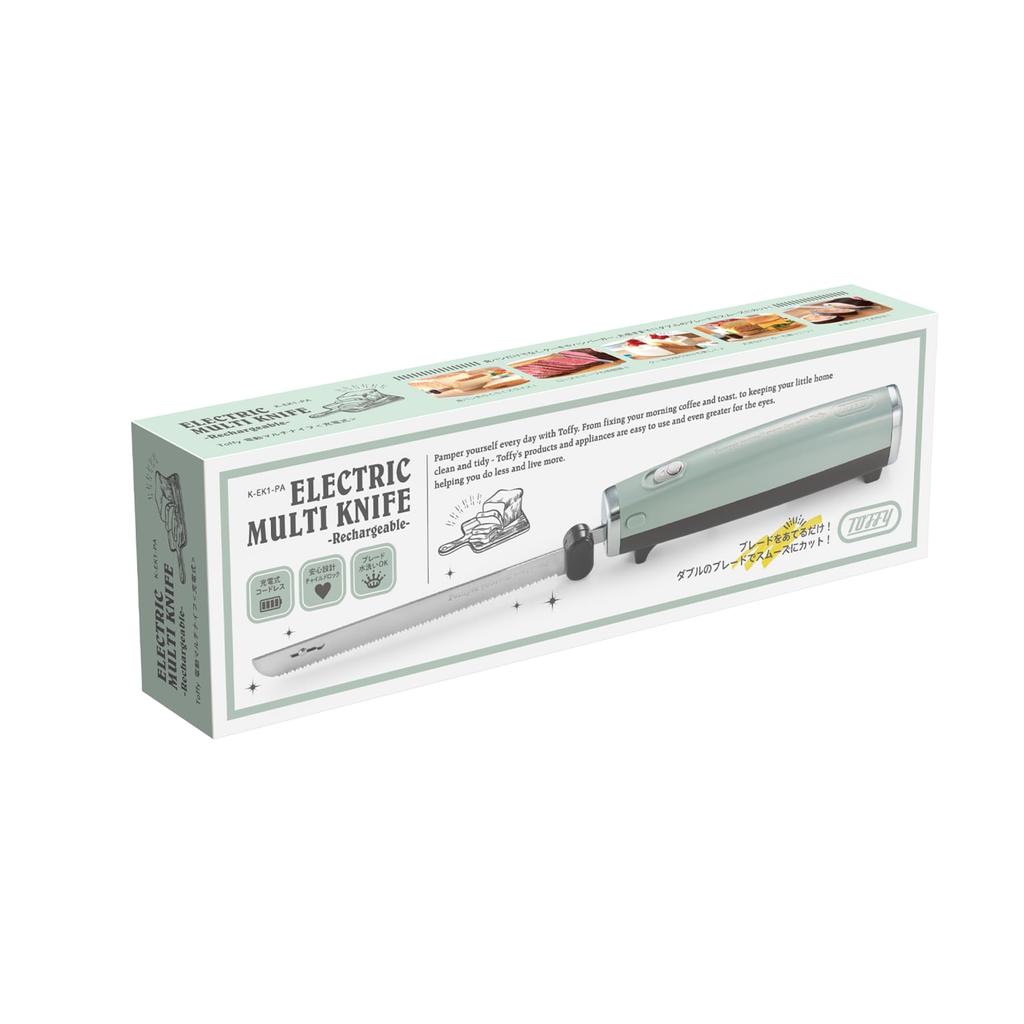 [Toffy] K-EK1 Elektrický multifunkční nůž světle modrý – Nůž