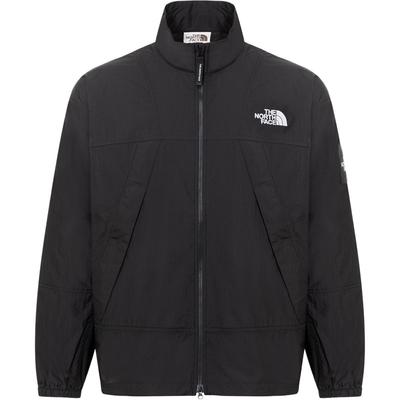 Logo Embroidered Loose Fit Stand Collar Long Sleeve Jacket Men Jackets Black NJ3LR05J