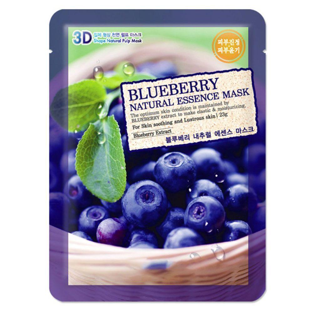 

Clear and vibrant skin care mask pack blueberry 100 sheets