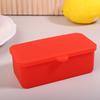 Silikon-Bento-Box, Gewürz-Organizer, Saucen-Teilerbecher mit Deckel, quadratisch, rechteckig, Gewürz-Aufbewahrungsbox, wiederverwendbare Lunchbox für Kinder