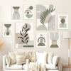 Shape Leaves Vintage Boho Posters Prints Wall Art Pictures Nordic Living Room Home Decor Canvas Painting Abstract Geometric