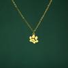Lemegeton Cane Gatto Zampa Collana Personalizzata Acciaio Inossidabile Gioielli Personalizzati Memoriale Animale Domestico Catena al Collo Bambino Donna Accessori