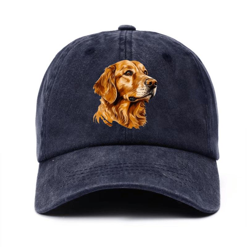 Golden Retriever Printed Baseball Cap, Lightweight and Adjustable, Suitable for Both Men and Women As a Gift for Dog Lovers
