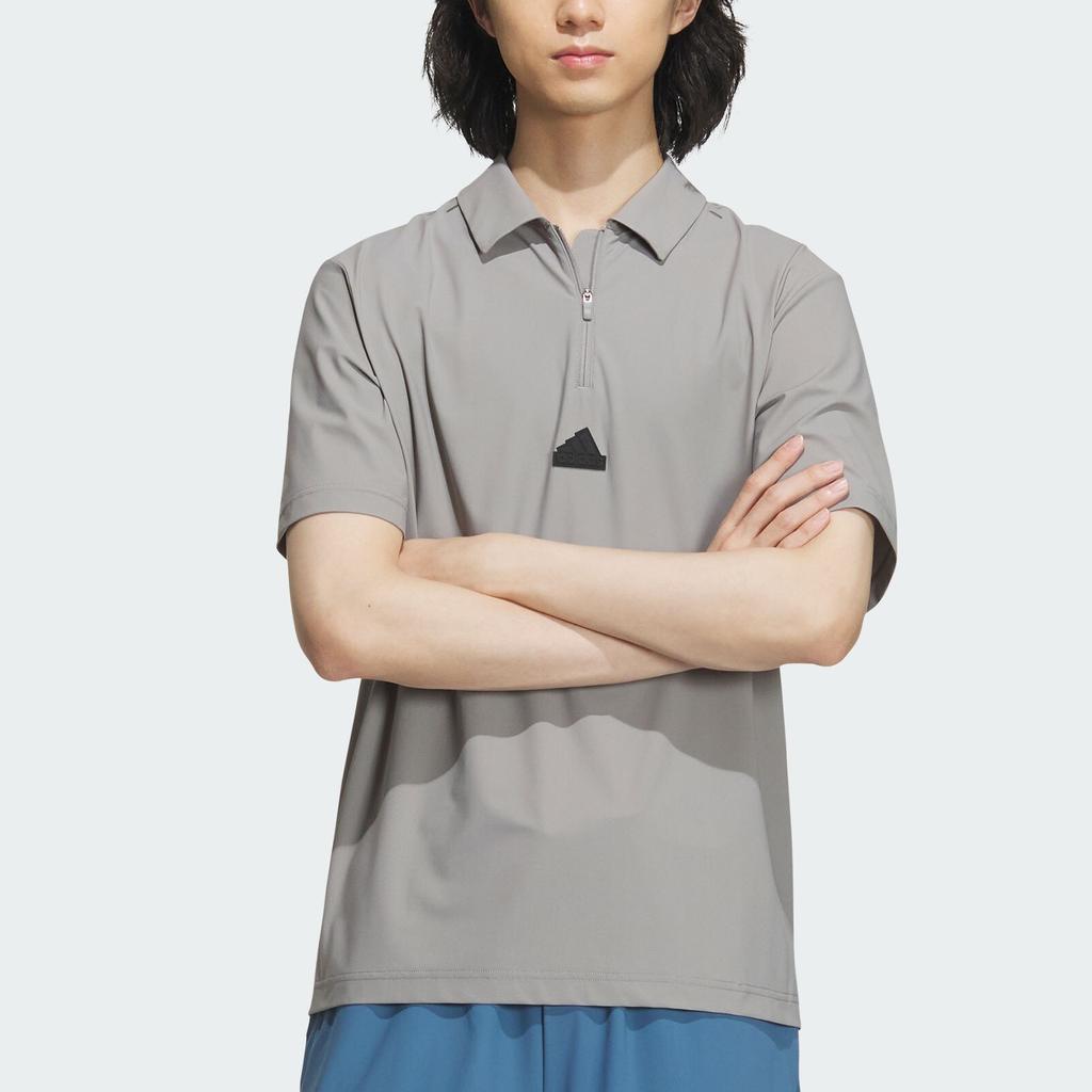 Adidas Ct Polo Ss Casual Short Sleeve Polo Shirt Men Tops Ice-Grey IT4344