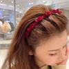 3Pcs Braided Headband with 8 Clips Each Multi-Tooth Layered Design Hair Hoop Women Girls Easy Styling Hair Accessories