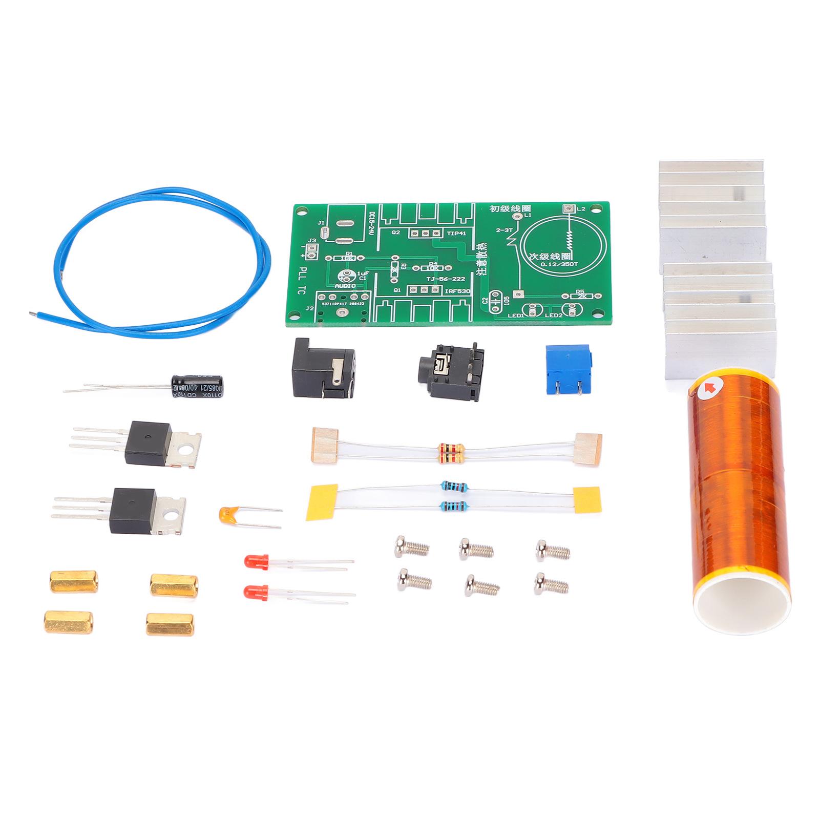 

Music Coil Kit Mini Plasma Loudspeaker Wireless Transmission Set 15W DC 15‑24V for DIY