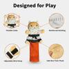 Cartoon Katze Karate Kätzchen Marionette Schützende Unterarmschiene Robuste Polsterung Katzen Ringer Marionette Interaktiv Verschleißfest