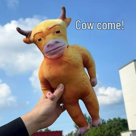 Internet Celebrity Calf Plush Toy: Children's Gift Ornament