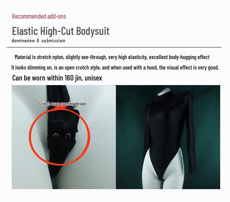 Nose Hook Headgear for Facial Domination BDSM Toy