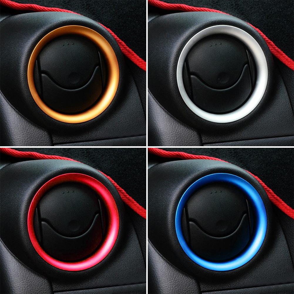 1pc Car Air A/C Vent Ring Cover Trim Frame Sticker Accessories for Micra March K13 2011 - 2017