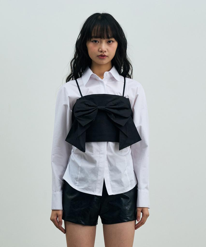 Alikim Ari Ribbon Bustier / Black