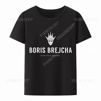 New Listing Boris Brejcha Dj Mask Tshirt Cool Short Men Women Tee Shirt Male Hip-hop Summer Fashion Hipster  Sleeve Top