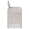 Garden Dining Chairs 2 Pcs White and Anthracite PP