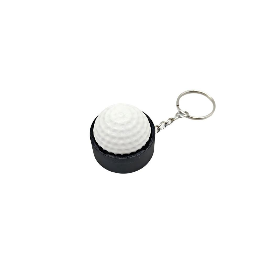 

Sports Theme Stress Relief Keychain Creative Design Clicker Keychain Bag Pendant Golf