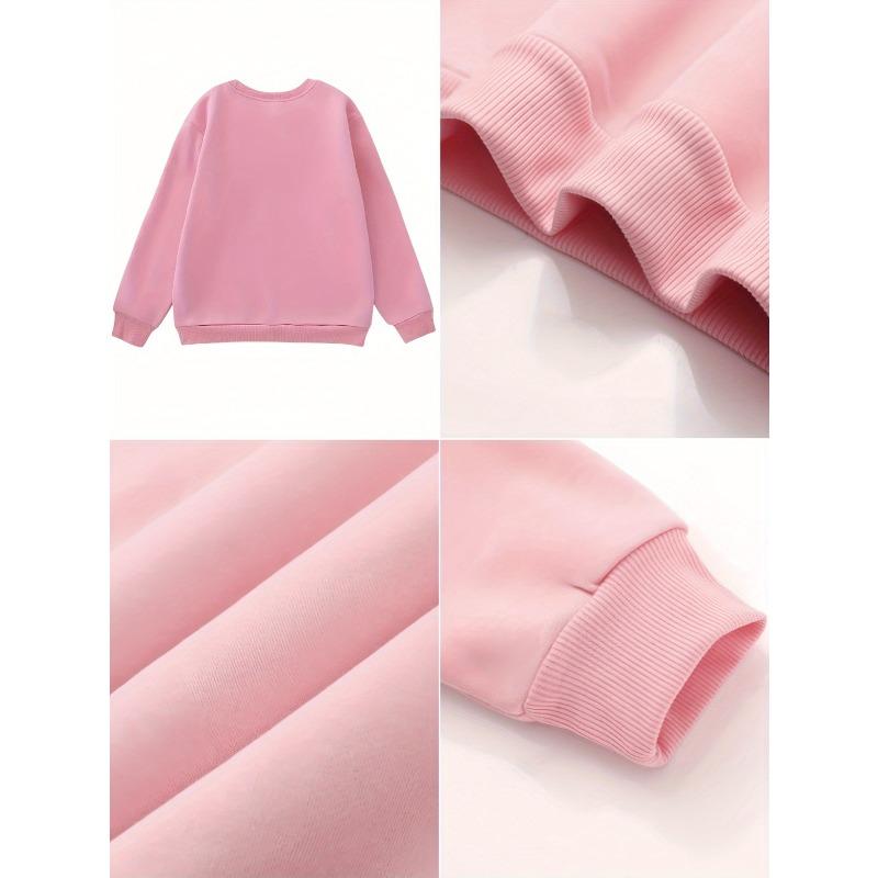 European sizes Fashionable Round-Neck Sweatshirt for Kids