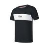 New FILA TENNIS T Shirt Men's Pitch Black A11M523105F-BK