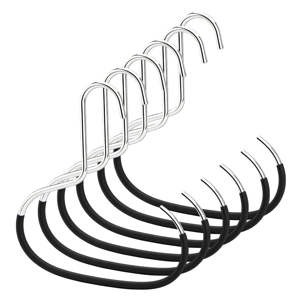 Scarf Towel Tie Hanging Rack with Versatile Storage Metal Hanging Hooks Multifunctional for Kitchen Office Bathroom Bedroom