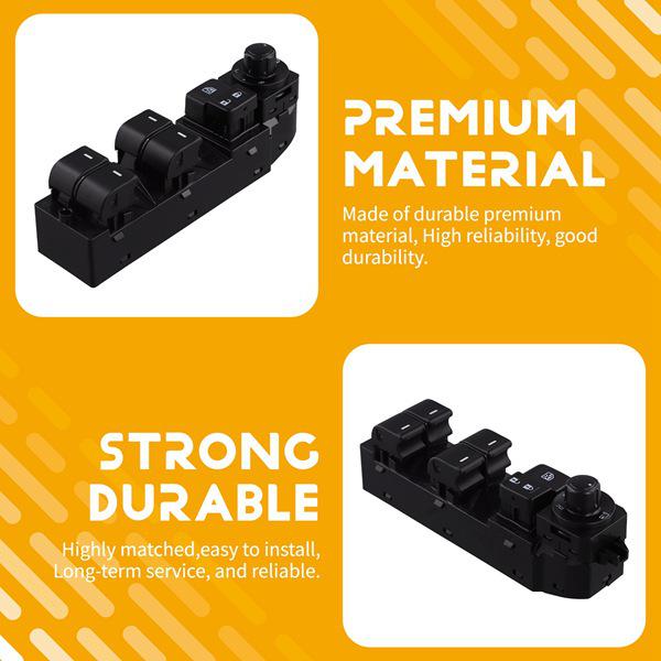 GV9B66350A Left Front Window Control Switch for 2014-2018 Mazda 6 Atenza - GV9B-66-350A