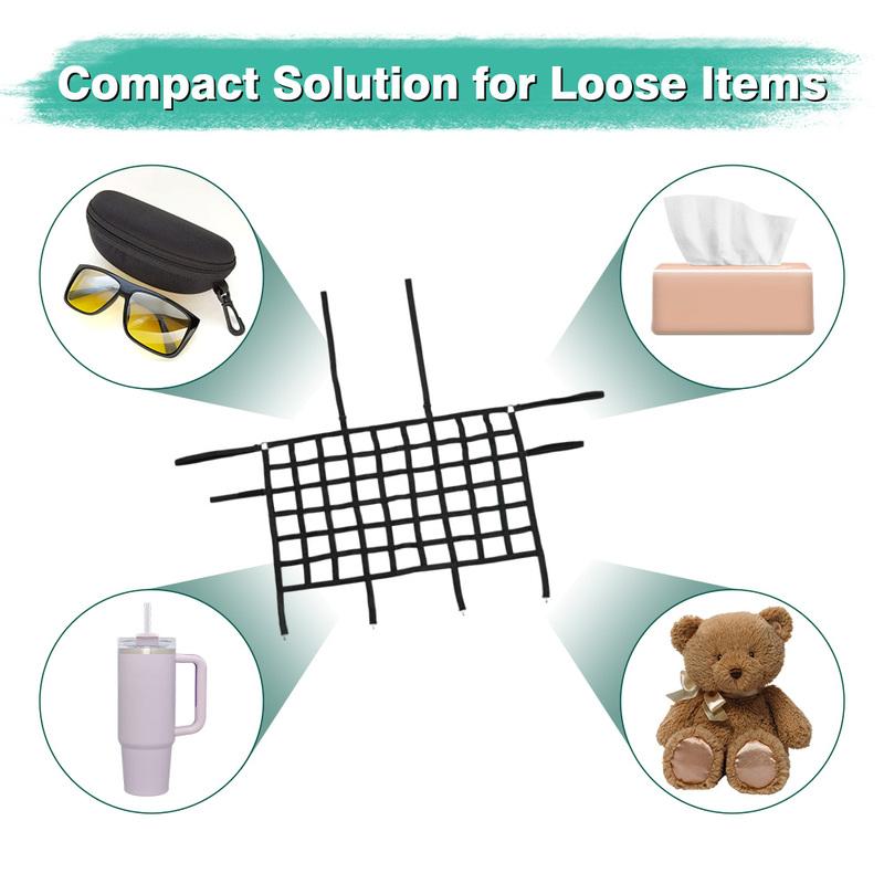 For Jeep Wrangler JK 2007-2024 JL 2018-2024 JT -2024 Car Rear Seat Trunk Isolation Cargo Net Rear Trunk Barrier