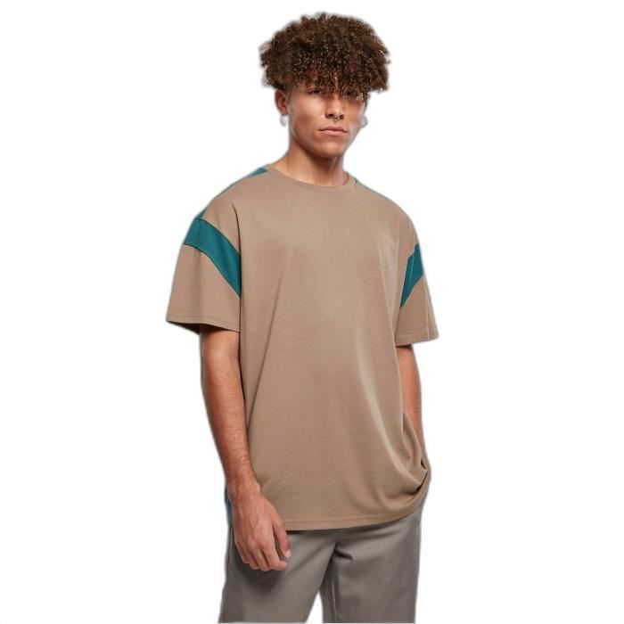 T-shirt Urban Classics Active - khaki/bleu canard - M
