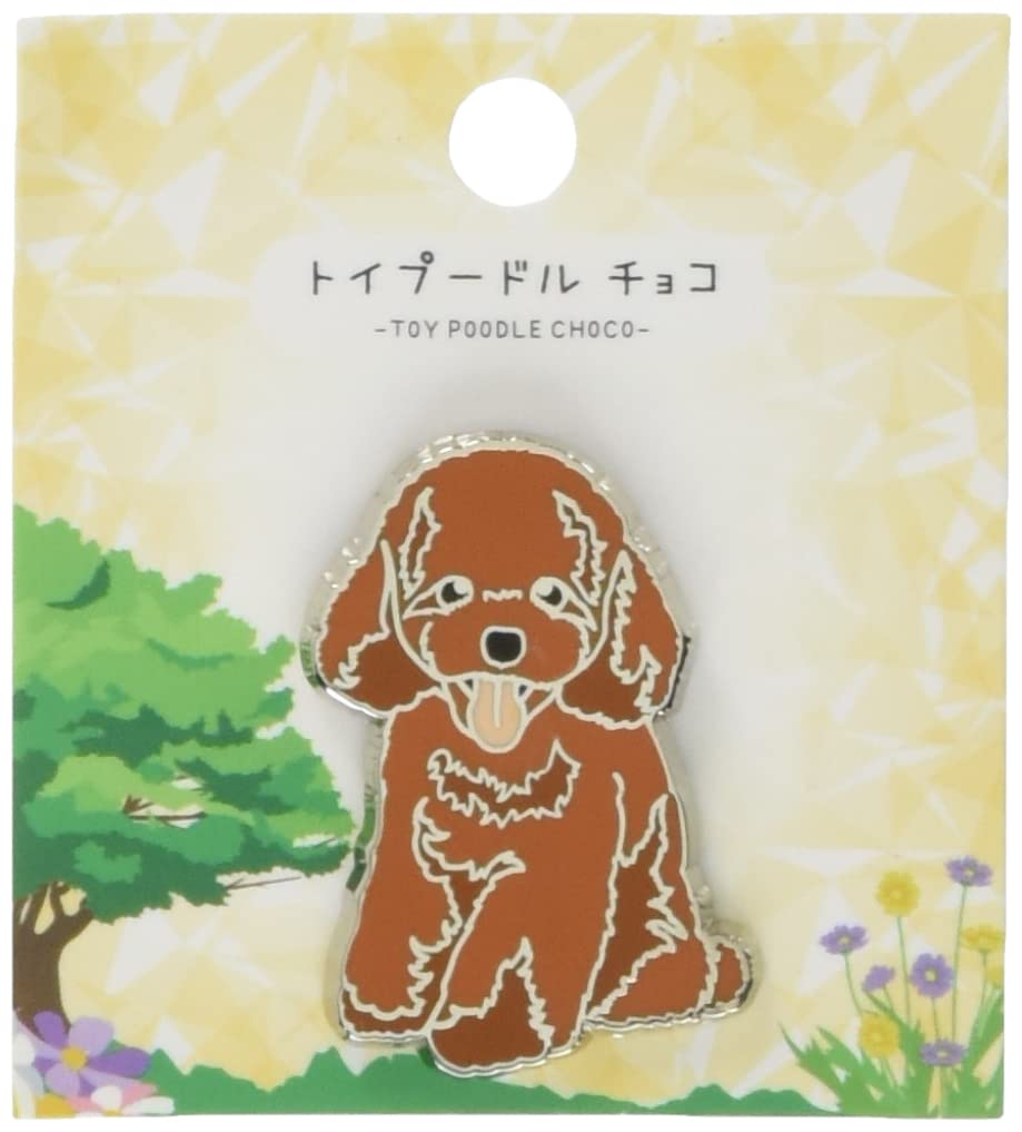 B2180849 Animal Friends Pins Toy Poodle Chocolate