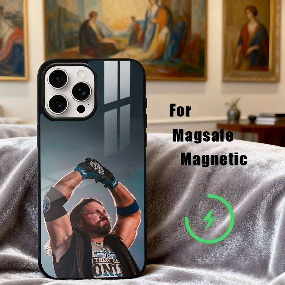 A-Aj Powerful S-Styles-S Phone Case For iPhone17,16,15,14,13,12,11 Plus,Pro Max Magnetic For Magsafe Wireless Charging